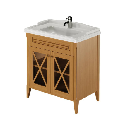 Тумба под раковину Creto Vetra 80, цвет орех Тумба под раковину Creto Vetra 80, цвет орех