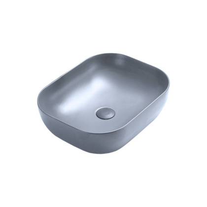 Раковина керамическая Vincea VBS-101MO, 505*405*140, накладная, цвет океан матовый