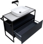 Тумба под раковину Allen Brau Priority 100 1.31003.AM антрацит матовый Тумба под раковину Allen Brau Priority 100 1.31003.AM антрацит матовый