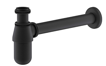 Сифон Timo 960/03L для раковины черный матовый Сифон Timo 960/03L для раковины черный матовый