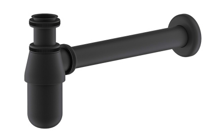 Сифон Timo 960/03L для раковины черный матовый Сифон Timo 960/03L для раковины черный матовый