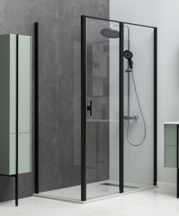 Душевой уголок Allen Brau Priority 140x100 3.31012.BBA + 3.31021.BBA черный браш Душевой уголок Allen Brau Priority 140x100 3.31012.BBA + 3.31021.BBA черный браш