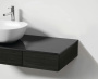 Модуль 90 см под раковину с выдвижным ящиком, левосторонний, черный дуб Модуль 90 см под раковину с выдвижным ящиком, левосторонний, черный дуб