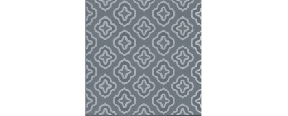 Декор VT\A608\1335 Агуста  2 синий матовый 9,8см*9,8см*7мм (1уп/30шт/), шт