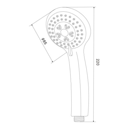 Лейка для душа  D133