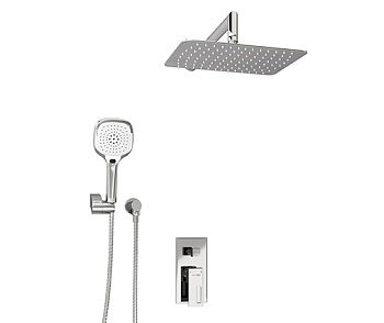 A16069 Встраиваемый комплект для душа с верхней душевой насадкой и лейкой Wasserkraft A16069 Встраиваемый комплект для душа с верхней душевой насадкой и лейкой Wasserkraft