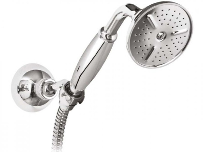 CZR-U-D1FC-01-Bi Ручной душ, ручка белая, исполнение хром