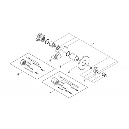 Смеситель для душа Grohe BauClassic 29048000 хром