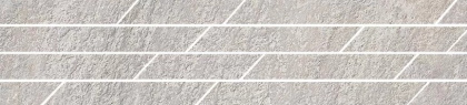 Бордюр Гренель серый мозаичный 46,8x9,8x0,9