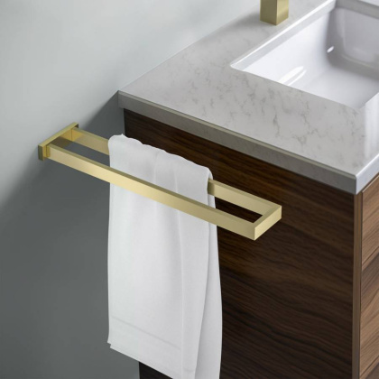 Полотенцедержатель двойной Timo Selene 17052/17 золото матовое