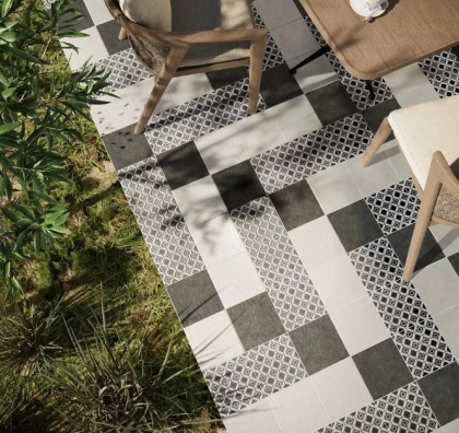 Декор VT\A296\SG1544N Фреджио 3 черно-белый (уп\16шт), шт