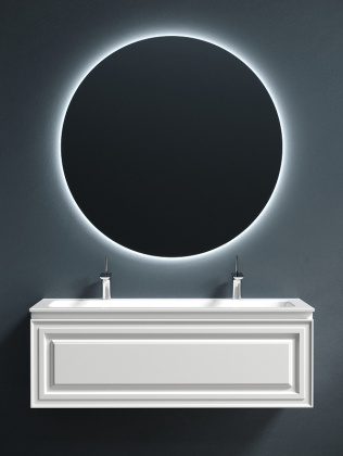 Тумба подвесная SANCOS Very 1195х445х406, c одним  ящиком оснащенным доводчиками, Bianco , арт.VR120W Тумба подвесная SANCOS Very 1195х445х406, c одним  ящиком оснащенным доводчиками, Bianco , арт.VR120W