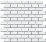 Декор 191\001 Турнон белый матовый мозаичный 32*30*11(уп/5шт), шт