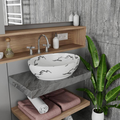 Умывальник Point Артемида 51 PN43151WB овальный, белый Умывальник Point Артемида 51 PN43151WB овальный, белый