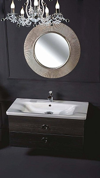 Тумба 100см*43,5 BLACK WOOD (керам.моноблок) 830-100-BW Boheme Тумба 100см*43,5 BLACK WOOD (керам.моноблок) 830-100-BW Boheme