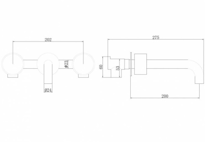 Смеситель ABBER Wasser Kreis AF81122 для раковины скрытого монтажа, хром Смеситель ABBER Wasser Kreis AF81122 для раковины скрытого монтажа, хром