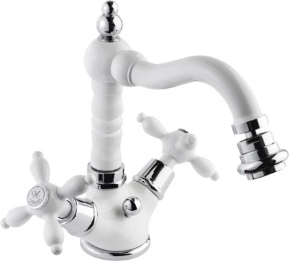 NOSTALGIA-BS2-02 Смеситель на биде с донным клапаном бронза, ручки бронза