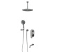 A175868 Встраиваемый комплект для ванны с верхней душевой насадкой, лейкой и изливом Wasserkraft