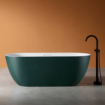 Ванна из литьевого мрамора Abber Frankfurt 170х75 AM9941MBG