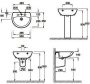Раковина Jacob Delafon Patio E4158NG 55 см, шт Раковина Jacob Delafon Patio E4158NG 55 см, шт