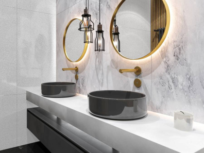 Смеситель Timo Saona 2373/17SM сенсорный для раковины скрытого монтажа, золото матовое