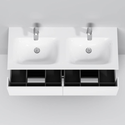 M70AWCD1202WG SPIRIT 2.0, Раковина мебельная, керамическая, 120 см, встроенная, цвет: Белый, глянец M70AWCD1202WG SPIRIT 2.0, Раковина мебельная, керамическая, 120 см, встроенная, цвет: Белый, глянец