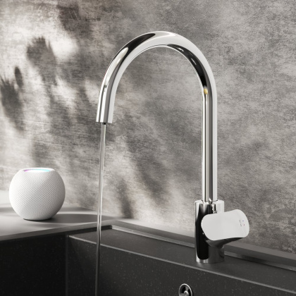 Смеситель Для кухни с каналом для питьевой воды, Хром F8007700 Like