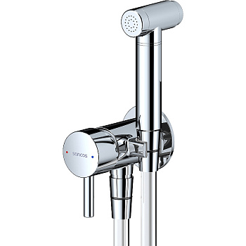 Гигиенический душ SANCOS Atom со смесителем, цвет хром глянцевый, арт. SC2001CH