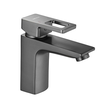 Смеситель для раковины латунь, оружейная сталь S8201T