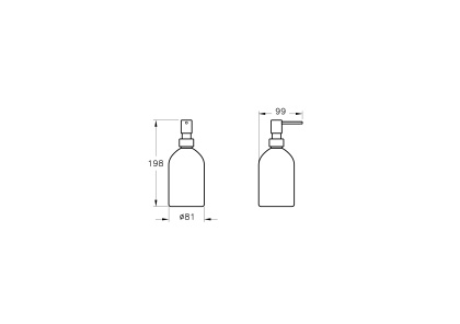 Origin Диспенсер для жидкого мыла, медь