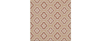 Декор VT\C608\1337 Агуста  2 оранжевый матовый 9,8см*9,8см*7мм (1уп/30шт/), шт