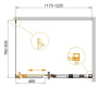 Душевой уголок DUET SOFT-AH-1-130/90-C-Cr Условные размеры, мм: 1300x900x1950 Габариты с диапазоном регулировок, мм:(1275-1325)x(880-905)x1950  Душевой уголок DUET SOFT-AH-1-130/90-C-Cr Условные размеры, мм: 1300x900x1950 Габариты с диапазоном регулировок, мм:(1275-1325)x(880-905)x1950