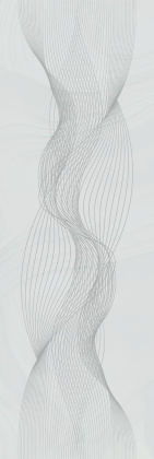 Декор Веро голубой светлый глянцевый обрезной 40x120x1