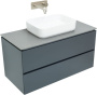 Тумба под раковину Allen Brau Infinity 100 1.21003.AM антрацит матовый Тумба под раковину Allen Brau Infinity 100 1.21003.AM антрацит матовый