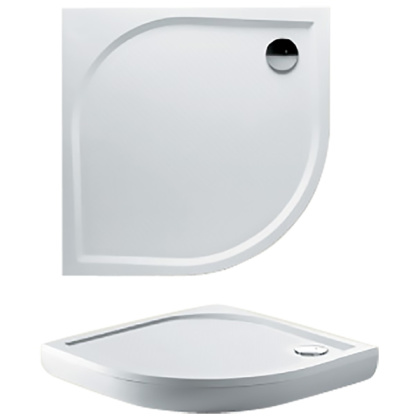 Душевой поддон из литьевого мрамора Riho Kolping DB14 90x90 R55 белый + сифон DB1400500000000