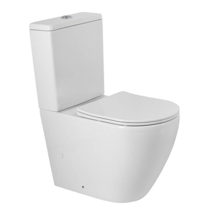 Унитаз-компакт безободковый с сиденьем BELBAGNO SFERA-R Унитаз-компакт безободковый с сиденьем BELBAGNO SFERA-R
