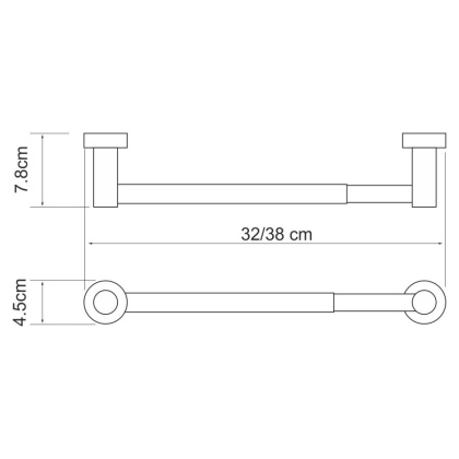 Donau K-9491 (ранее К-9422D) Держатель бумажных полотенец