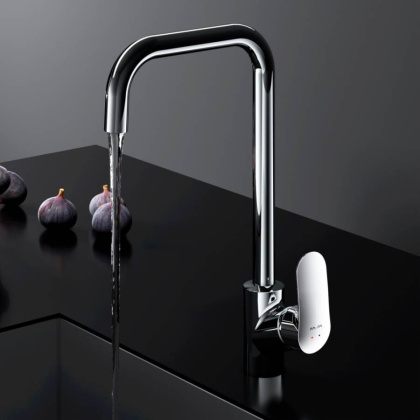 F8006000 Like, смеситель для кухни G-образный излив, хром, шт.