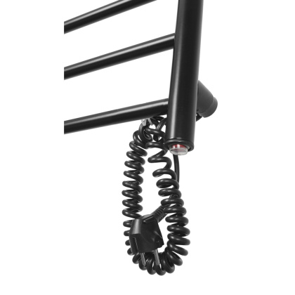 Полотенцесушитель электрический Domoterm Классик DMT 109-5 40x60 ЧРН EKR, черный матовый