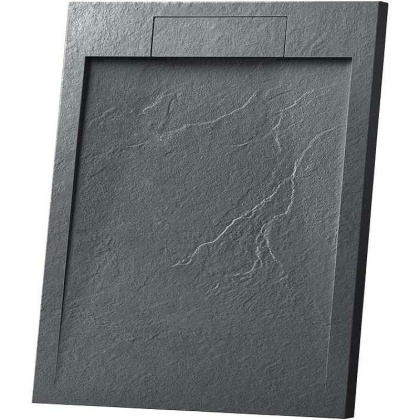 Поддон для душа из искусственного камня VST-4SRL9090A, 900*900*25, антрацит