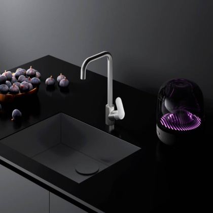 F8006011 Like, смеситель для кухни G-образный излив, сатин, шт.