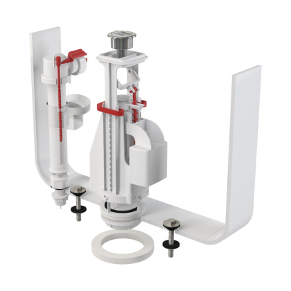 Выпускной комплект с двойной кнопкой, впускной механизм 