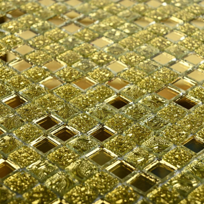 Мозаика Bonaparte Стеклянная Mirror gold 30х30 см, шт