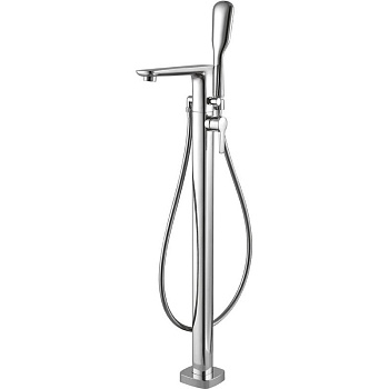 TESORO-F-VDP-01 Напольный смеситель для ванны с ручным душем