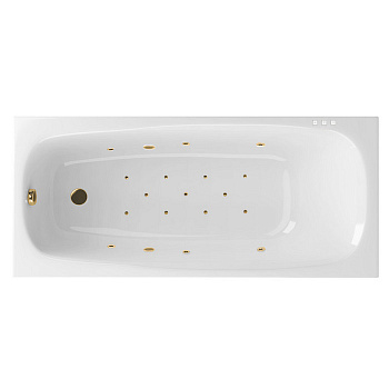 Ванна EXCELLENT Layla 180x80 "RELAX" (золото)