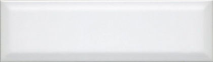 Плитка настенная 9010 Аккорд белый грань (28,5см*8,5см*9,2мм) (40шт/0,97м2) глянцевый, м2