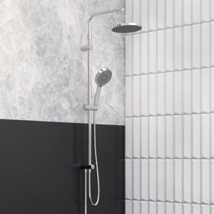 947000000 Apollo душ.система: верх.душ 235 мм, ручн.душ 3 ф-ции 125*215 мм, штанга 1050-1450 мм, хром