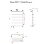 Полотенцесушитель Идеал ПМ 1 П 50*80*50 (ЛЦ5) прав