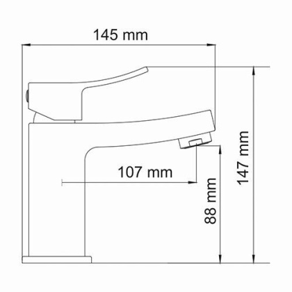 Aller 1064 Смеситель для раковины Wasserkraft Aller 1064 Смеситель для раковины Wasserkraft