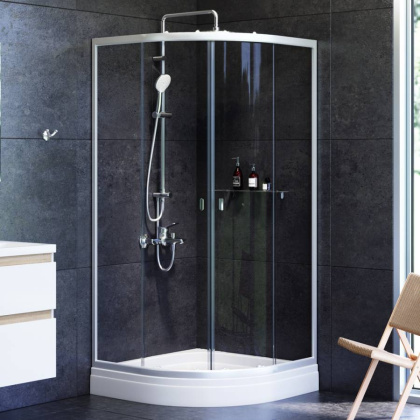 W88G-205-090MT64 X-Joy Twin Slide,  Душевое ограждение без  поддона, 90x90, профиль мат Хром W88G-205-090MT64 X-Joy Twin Slide,  Душевое ограждение без  поддона, 90x90, профиль мат Хром